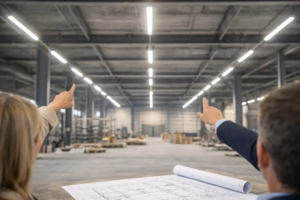 Gerwerbliche lichtberatung und Planung